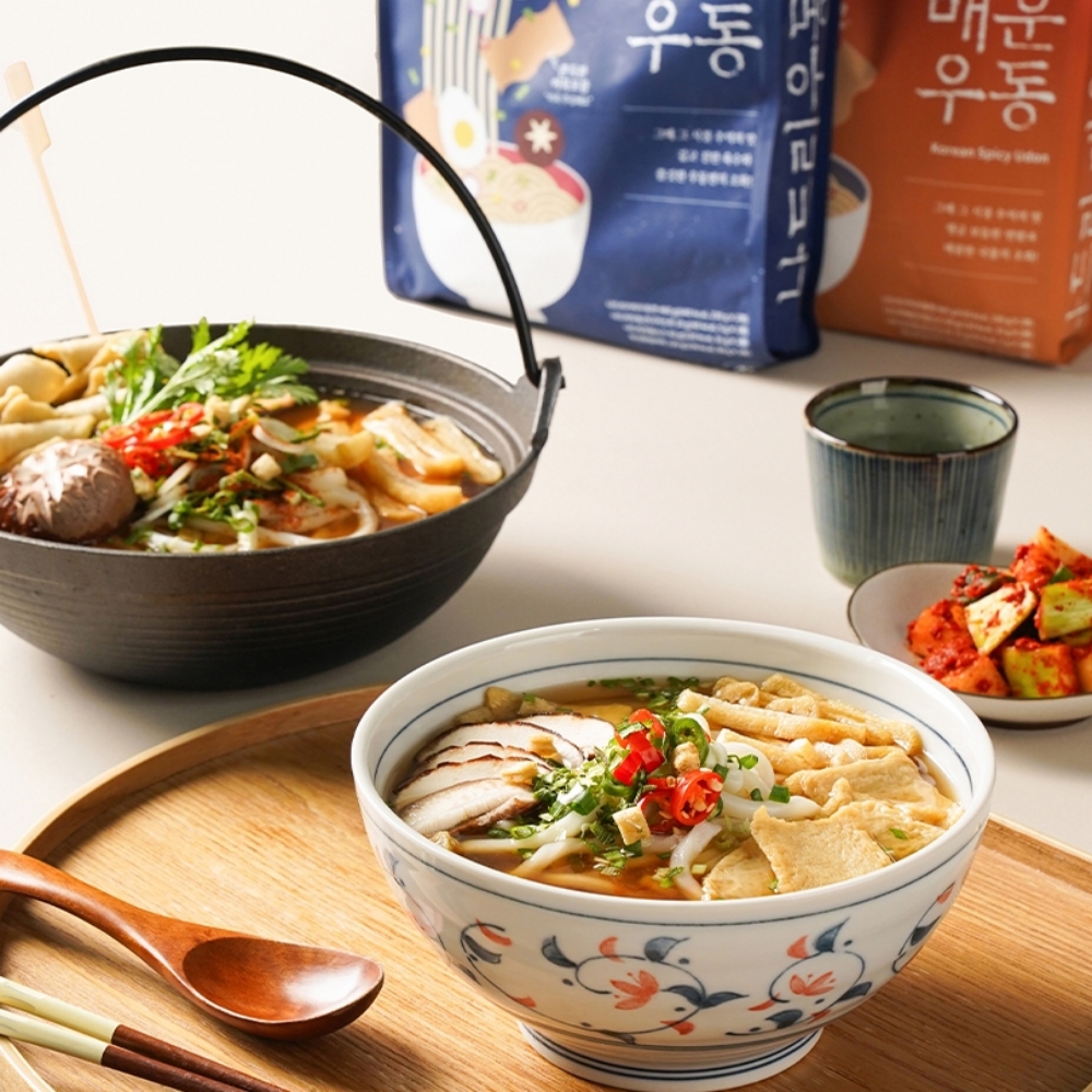 백년가게 선정 영주 나드리 사누끼 우동 2종